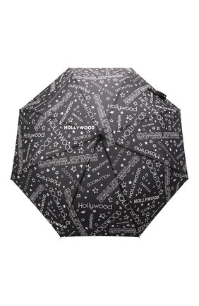 Женский складной зонт MOSCHINO черно-белого цвета, арт. 8603-0PENCL0SE | Фото 1 (Материал: Текстиль, Синтетический материал, Металл; Региональные ограничения белый список (Axapta Mercury): RU)