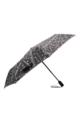 Женский складной зонт MOSCHINO черно-белого цвета, арт. 8603-0PENCL0SE | Фото 2 (Материал: Текстиль, Синтетический материал, Металл; Региональные ограничения белый список (Axapta Mercury): RU)