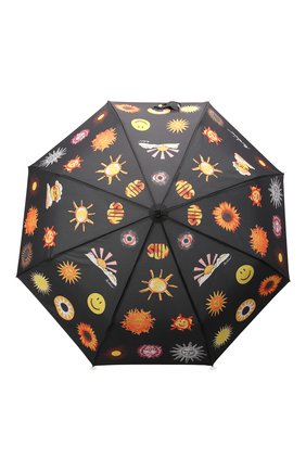 Женский складной зонт MOSCHINO черного цвета, арт. 8960-0PENCL0SE | Фото 1 (Материал: Текстиль, Металл, Синтетический материал; Региональные ограничения белый список (Axapta Mercury): RU)