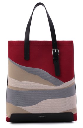 Мужская текстильная сумка-шопер GIORGIO ARMANI красного цвета, арт. Y2N146/YRE3J | Фото 1 (Размер: large; Материал: Текстиль; Региональные ограничения белый список (Axapta Mercury): RU)