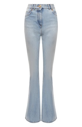 Женские джинсы BALMAIN голубого цвета по цене 103500 руб., арт. XF1MJ025/DB53 | Фото 1