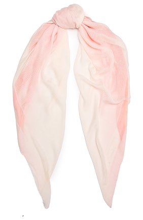Женский платок GIORGIO ARMANI светло-розового цвета, арт. 795305/2R117 | Фото 1 (Материал: Текстиль; Региональные ограничения белый список (Axapta Mercury): RU; Принт: С принтом)