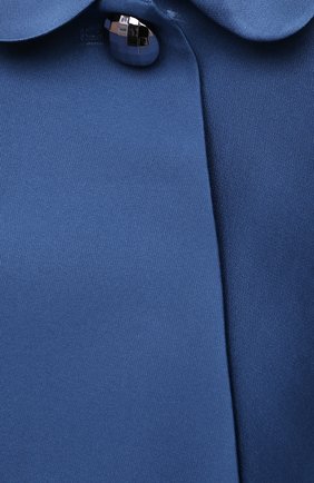 Детский пальто из шелка и вискозы ZHANNA & ANNA синего цвета, арт. ZAOZ00000095 | Фото 3 (Материал внешний: Шелк, Вискоза; Рукава: Длинные; Региональные ограничения белый список (Axapta Mercury): RU; Ростовка одежда: 5 лет | 110 см, 7 лет | 122 см, 12 лет | 152 см, 13 - 15 лет | 158 см, 3 года | 98 см)