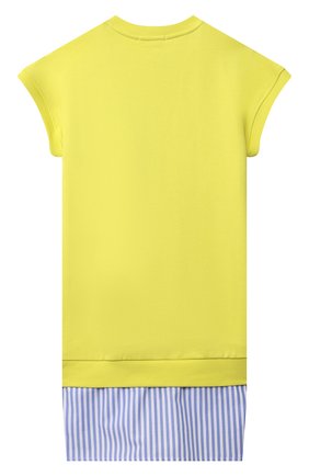 Детское хлопковое платье MSGM KIDS желтого цвета по цене 14750 руб., арт. MS028837 | Фото 2 Детское хлопковое платье MSGM KIDS желтого цвета, арт. MS028837 | Фото 2 (Рукава: Короткие; Материал внешний: Хлопок; Региональные ограничения белый список (Axapta Mercury): RU; Ростовка одежда: 10 - 11 лет | 140 - 146см, 12 лет | 152 см, 13 - 15 лет | 158 см, 6 лет | 116 см, 8 лет | 128 см)