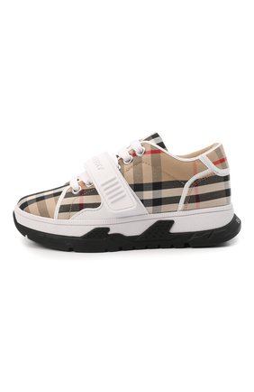 Мужского кроссовки BURBERRY бежевого цвета по цене 41950 руб., арт. 8047484 | Фото 2 Мужского кроссовки BURBERRY бежевого цвета, арт. 8047484 | Фото 2 (Региональные ограничения белый список (Axapta Mercury): RU)