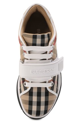 Мужского кроссовки BURBERRY бежевого цвета по цене 41950 руб., арт. 8047484 | Фото 4 Мужского кроссовки BURBERRY бежевого цвета, арт. 8047484 | Фото 4 (Региональные ограничения белый список (Axapta Mercury): RU)