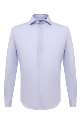 Мужская хлопковая сорочка CORNELIANI голубого цвета по цене 29100 руб., арт. 89P112-2111213/00 | Фото 1 Мужская хлопковая сорочка CORNELIANI голубого цвета, арт. 89P112-2111213/00 | Фото 1 (Рукава: Длинные; Длина (для топов): Стандартные; Материал внешний: Хлопок; Региональные ограничения белый список (Axapta Mercury): RU; Случай: Формальный; Манжеты: На пуговицах; Воротник: Акула; Рубашки М: Regular Fit; Принт: Без принта, Однотонные; Стили: Классический)
