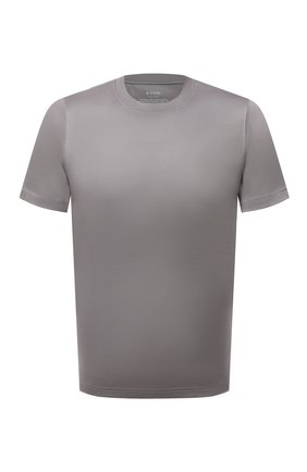 Мужская хлопковая футболка ETON серого цвета, арт. 1000 02356 | Фото 1 (Материал внешний: Хлопок; Рукава: Короткие; Длина (для топов): Стандартные; Региональные ограничения белый список (Axapta Mercury): RU; Стили: Кэжуэл; Принт: Без принта)