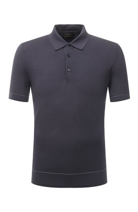 Мужское хлопковое поло BRIONI темно-синего цвета по цене 83650 руб., арт. UMR200/P0K15 | Фото 1 Мужское хлопковое поло BRIONI темно-синего цвета, арт. UMR200/P0K15 | Фото 1 (Рукава: Короткие; Материал внешний: Хлопок; Длина (для топов): Стандартные; Региональные ограничения белый список (Axapta Mercury): RU; Кросс-КТ: Трикотаж; Застежка: Пуговицы; Стили: Кэжуэл)
