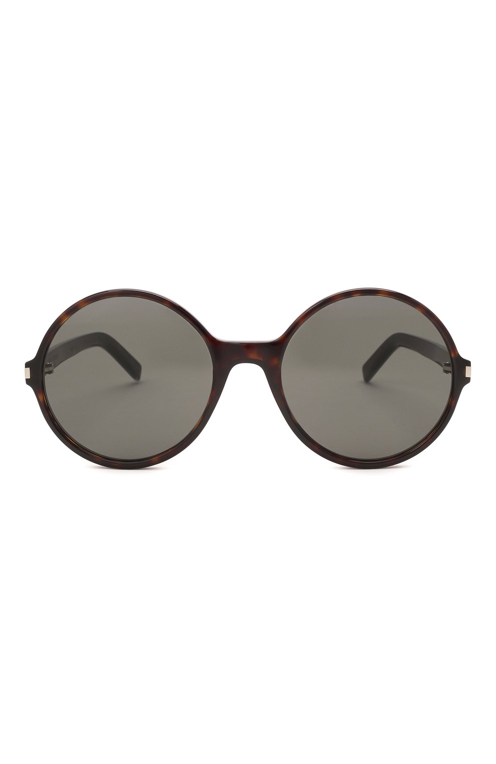 Женские солнцезащитные очки SAINT LAURENT темно-коричневого цвета, арт. SL 450 002 | Фото 3 (Тип очков: С/з; Оптика Гендер: оптика-женское; Очки форма: Круглые)
