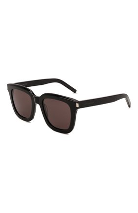 Женские солнцезащитные очки SAINT LAURENT черного цвета, арт. SL 465 001 | Фото 1 (Тип очков: С/з; Оптика Гендер: оптика-женское; Очки форма: Квадратные)