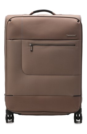 Женский дорожный чемодан RONCATO коричневого цвета, арт. 41527214 | Фото 1 (Размер: large; Материал: Текстиль; Ограничения доставки: oversized)
