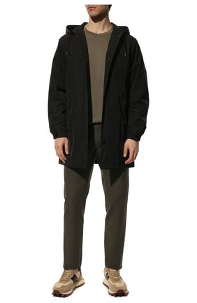Мужская хлопковая футболка BRIONI хаки цвета по цене 31500 руб., арт. UJLA0L/P1613 | Фото 2 Мужская хлопковая футболка BRIONI хаки цвета, арт. UJLA0L/P1613 | Фото 2 (Рукава: Короткие; Материал внешний: Хлопок; Длина (для топов): Стандартные; Принт: Без принта; Стили: Милитари)