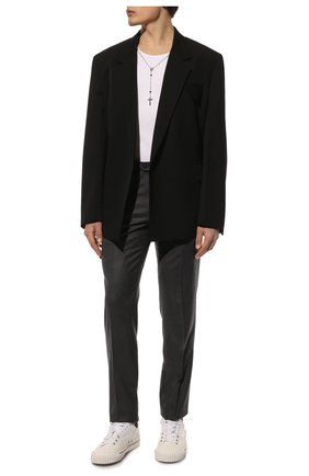Мужская хлопковая майка DOLCE & GABBANA белого цвета по цене 59950 руб., арт. G8NM3Z/G7B0B | Фото 2 Мужская хлопковая майка DOLCE & GABBANA белого цвета, арт. G8NM3Z/G7B0B | Фото 2 (Длина (для топов): Стандартные; Материал внешний: Хлопок; Принт: Без принта; Стили: Гранж; Рукава: Без рукавов)