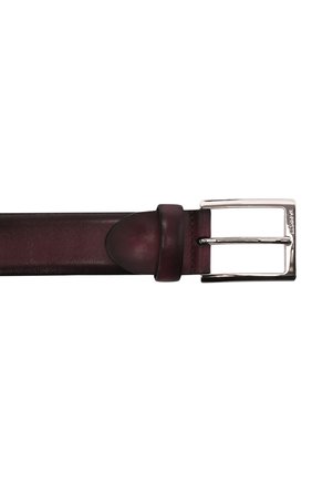 Мужской кожаный ремень BARRETT бордового цвета, арт. 31B336.52/BETIS CREAM | Фото 4 (Материал: Натуральная кожа; Случай: Формальный)