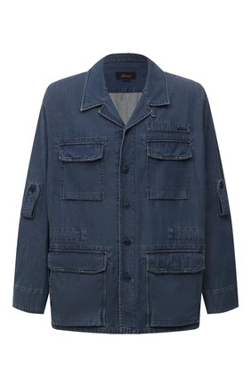 Мужская джинсовая куртка BRIONI синего цвета по цене 265000 руб., арт. SLSM0L/08D31 | Фото 1 Мужская джинсовая куртка BRIONI синего цвета, арт. SLSM0L/08D31 | Фото 1 (Рукава: Длинные; Материал внешний: Хлопок, Деним; Кросс-КТ: Деним, Куртка; Длина (верхняя одежда): Короткие; Big sizes: Big Sizes; Стили: Кэжуэл)