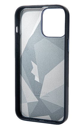 Кожаный чехол magsafe для iphone 13 pro DECODED темно-синего цвета, арт. D22IPO61PBC6MNY | Фото 2 (Материал: Натуральная кожа)