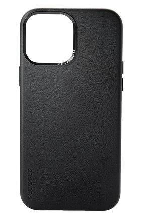 Кожаный чехол magsafe для iphone 13 pro DECODED черного цвета, арт. D22IPO61PBC6BK | Фото 1 (Материал: Натуральная кожа)