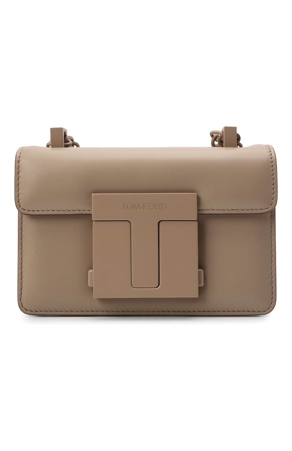 Женская сумка 001 small TOM FORD бежевого цвета, арт. L1384L-LCL104 | Фото 1 (Сумки-технические: Сумки через плечо; Материал: Натуральная кожа; Ремень/цепочка: На ремешке; Размер: small)