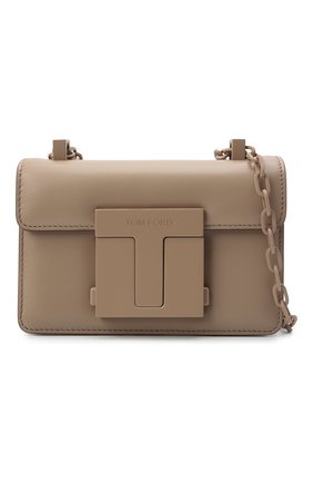 Женская сумка 001 small TOM FORD бежевого цвета по цене 297000 руб., арт. L1384L-LCL104 | Фото 6 Женская сумка 001 small TOM FORD бежевого цвета, арт. L1384L-LCL104 | Фото 6 (Сумки-технические: Сумки через плечо; Материал: Натуральная кожа; Ремень/цепочка: На ремешке; Размер: small)