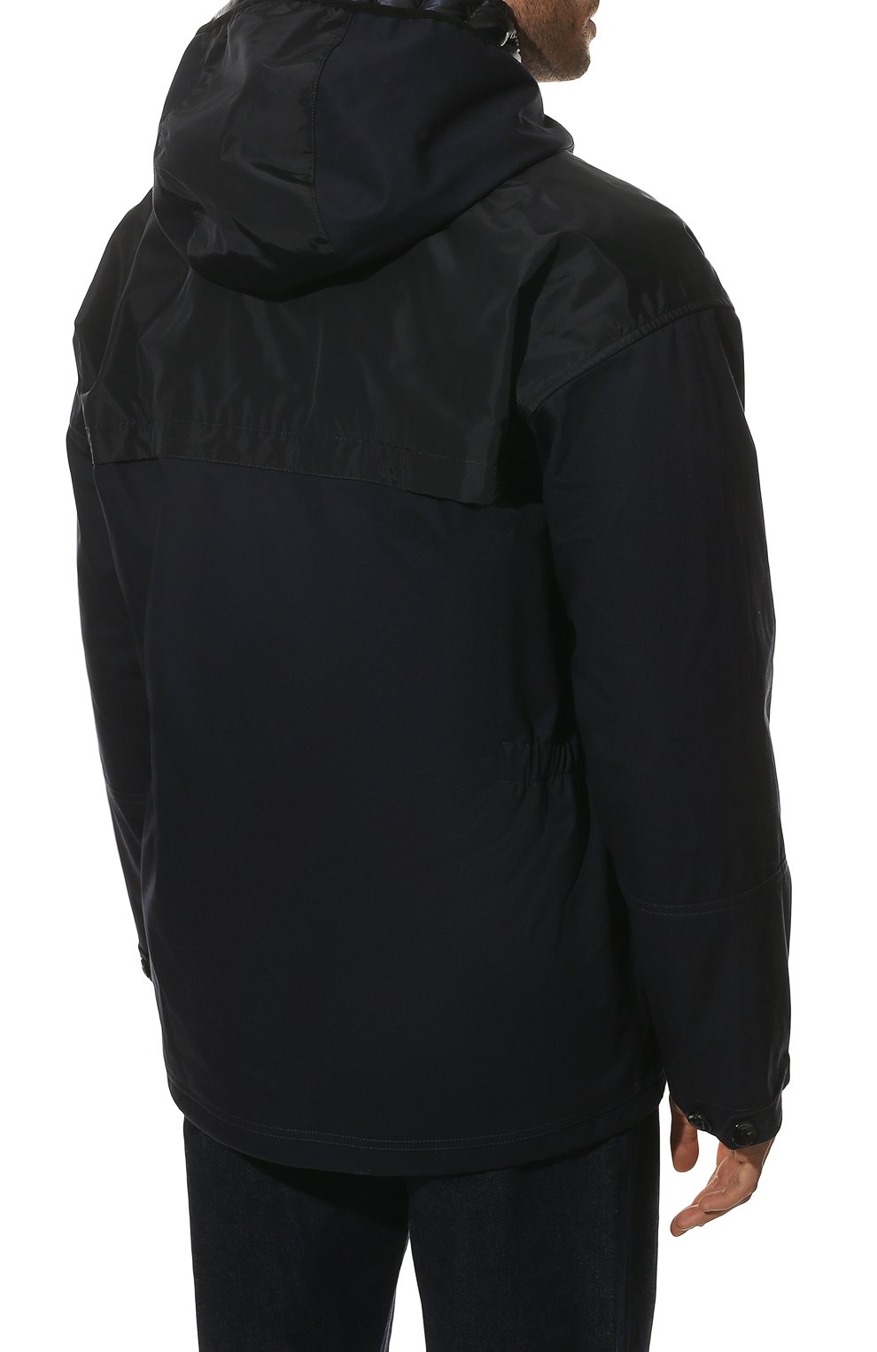 Мужская комплект из двух курток BOGNER темно-синего цвета, арт. 38317230 | Фото 4 (Кросс-КТ: Куртка; Рукава: Длинные; Длина (верхняя одежда): До середины бедра; Материал внешний: Хлопок; Мужское Кросс-КТ: Куртка-верхняя одежда; Материал подклада: Синтетический материал; Материал утеплителя: Пух и перо; Стили: Кэжуэл)