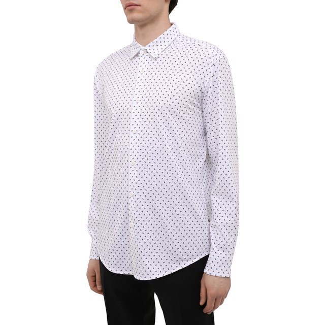 фото Хлопковая рубашка boss