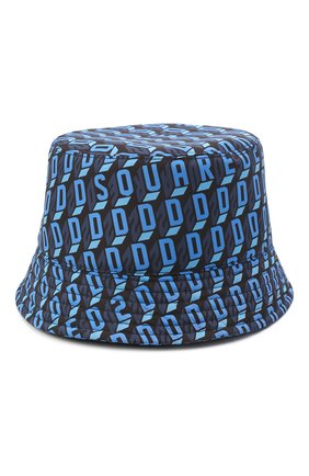 Мужская панама DSQUARED2 синего цвета, арт. HAM0031 11704954 | Фото 1 (Материал: Текстиль, Синтетический материал)