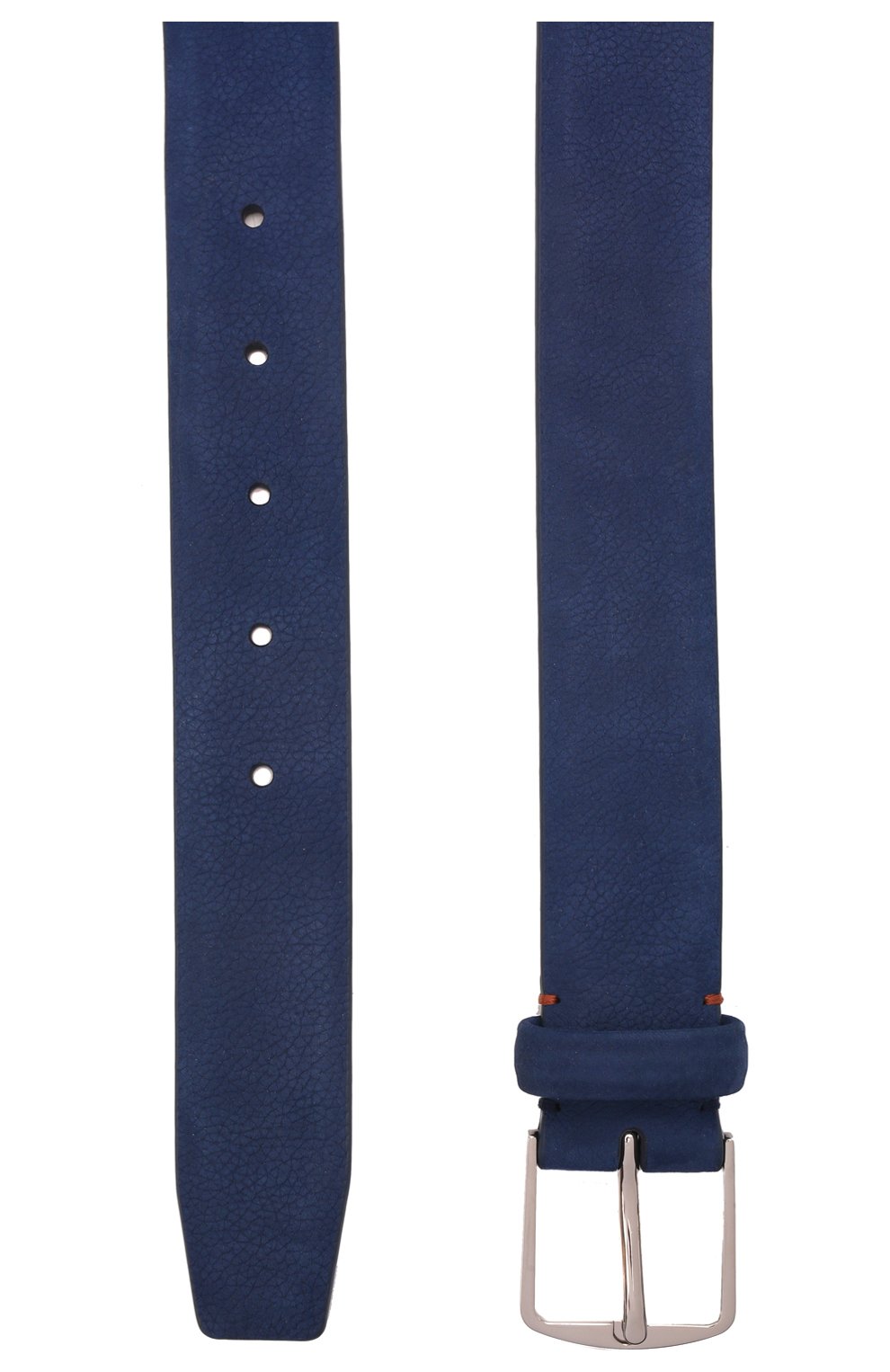 Мужской кожаный ремень LORO PIANA синего цвета, арт. FAL2922 | Фото 3 (Случай: Повседневный; Материал: Натуральная кожа)