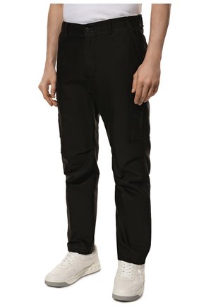 Мужские хлопковые брюки-карго TOM FORD темно-коричневого цвета, арт. BZ141/TFP223 | Фото 3 (Силуэт М (брюки): Карго; Длина (брюки, джинсы): Стандартные; Случай: Повседневный; Материал внешний: Хлопок; Стили: Кэжуэл)