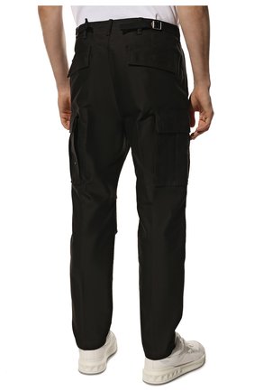 Мужские хлопковые брюки-карго TOM FORD темно-коричневого цвета, арт. BZ141/TFP223 | Фото 4 (Силуэт М (брюки): Карго; Длина (брюки, джинсы): Стандартные; Случай: Повседневный; Материал внешний: Хлопок; Стили: Кэжуэл)