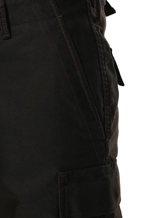 Мужские хлопковые брюки-карго TOM FORD темно-коричневого цвета, арт. BZ141/TFP223 | Фото 5 (Силуэт М (брюки): Карго; Длина (брюки, джинсы): Стандартные; Случай: Повседневный; Материал внешний: Хлопок; Стили: Кэжуэл)