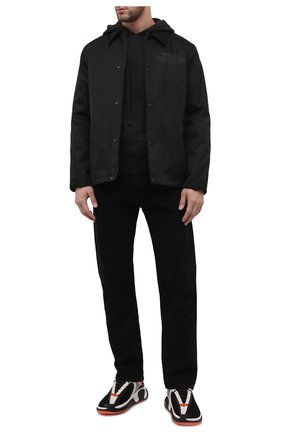 Мужские кроссовки b-runner BALMAIN черного цвета по цене 72150 руб., арт. XM1VI261/TRBY | Фото 2 Мужские кроссовки b-runner BALMAIN черного цвета, арт. XM1VI261/TRBY | Фото 2 (Материал внешний: Экокожа, Текстиль; Материал внутренний: Текстиль, Натуральная кожа; Подошва: Массивная; Материал утеплителя: Без утеплителя; Стили: Гранж)