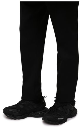 Мужские кроссовки track BALENCIAGA черного цвета, арт. 668556/W3CQ1 | Фото 3 (Материал внешний: Экокожа; Материал утеплителя: Экомех; Стили: Гранж; Подошва: Массивная)