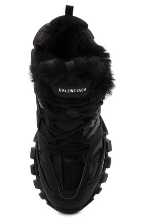 Мужские кроссовки track BALENCIAGA черного цвета, арт. 668556/W3CQ1 | Фото 6 (Материал внешний: Экокожа; Материал утеплителя: Экомех; Стили: Гранж; Подошва: Массивная)