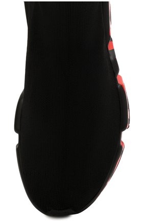 Мужские текстильные кроссовки speed BALENCIAGA черного цвета, арт. 645334/W2DBY | Фото 6 (Материал внешний: Текстиль; Стили: Классический; Материал утеплителя: Без утеплителя; Материал внутренний: Текстиль; Подошва: Массивная)