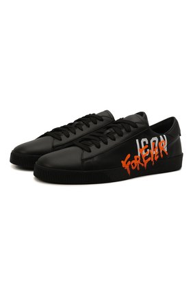 Мужские кожаные кеды cassetta DSQUARED2 черного цвета по цене 54700 руб., арт. SNM0187 01504893 | Фото 1 Мужские кожаные кеды cassetta DSQUARED2 черного цвета, арт. SNM0187 01504893 | Фото 1 (Материал внешний: Кожа; Материал внутренний: Текстиль, Натуральная кожа; Подошва: Плоская; Материал утеплителя: Без утеплителя; Стили: Классический)