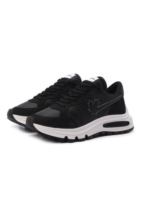 Мужские кожаные кроссовки run ds2 DSQUARED2 черного цвета по цене 66300 руб., арт. SNM0236 01504897 | Фото 1 Мужские кожаные кроссовки run ds2 DSQUARED2 черного цвета, арт. SNM0236 01504897 | Фото 1 (Материал внутренний: Натуральная кожа, Текстиль; Материал внешний: Кожа; Подошва: Массивная; Материал утеплителя: Без утеплителя; Стили: Классический)