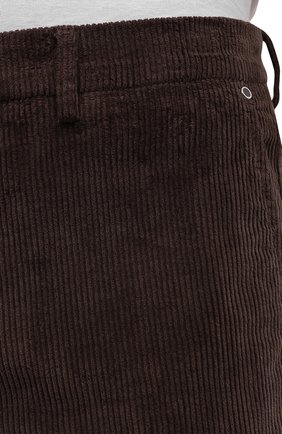 Мужские брюки-карго из хлопка и кашемира KITON коричневого цвета, арт. UFPPCAJ0758A | Фото 5 (Силуэт М (брюки): Карго; Длина (брюки, джинсы): Стандартные; Случай: Повседневный; Материал внешний: Хлопок; Стили: Кэжуэл)