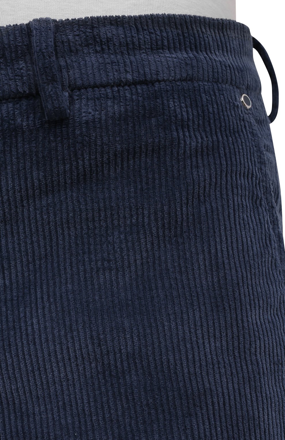 Мужские брюки-карго из хлопка и кашемира KITON темно-синего цвета, арт. UFPPCAJ0758A | Фото 5 (Силуэт М (брюки): Карго; Длина (брюки, джинсы): Стандартные; Случай: Повседневный; Материал внешний: Хлопок; Стили: Кэжуэл)