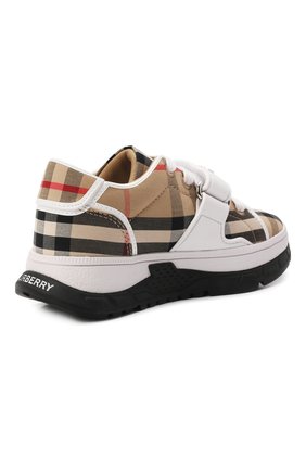 Мужского кроссовки BURBERRY бежевого цвета по цене 39700 руб., арт. 8049360 | Фото 3 Мужского кроссовки BURBERRY бежевого цвета, арт. 8049360 | Фото 3 (Материал внешний: Текстиль; Материал внутренний: Натуральная кожа; ширина носка стельки: 6)