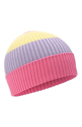 Детского хлопковая шапка CATYA разноцветного цвета, арт. 216152 | Фото 1 (Материал: Хлопок, Текстиль)