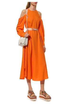 Женские комбинированные сандалии STELLA MCCARTNEY бежевого цвета по цене 78850 руб., арт. 810023/E00015 | Фото 2 Женские комбинированные сандалии STELLA MCCARTNEY бежевого цвета, арт. 810023/E00015 | Фото 2 (Материал внешний: Текстиль; Материал внутренний: Текстиль)