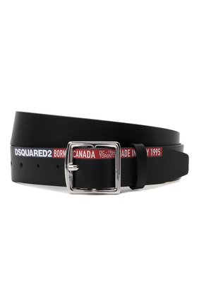 Мужской кожаный ремень DSQUARED2 черного цвета по цене 27250 руб., арт. BEM0406 12900001 | Фото 1 Мужской кожаный ремень DSQUARED2 черного цвета, арт. BEM0406 12900001 | Фото 1 (Случай: Повседневный; Материал: Натуральная кожа)