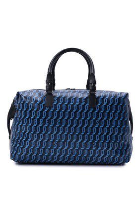 Мужская дорожная сумка DSQUARED2 синего цвета, арт. DFM0034 47504275 | Фото 1 (Размер: large; Ремень/цепочка: На ремешке; Материал: Текстиль)