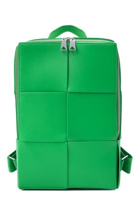 Мужской кожаный рюкзак arco BOTTEGA VENETA зеленого цвета, арт. 680092/VB1K1 | Фото 1 (Размер: large; Ремень/цепочка: На ремешке; Материал: Натуральная кожа; Стили: Кэжуэл)