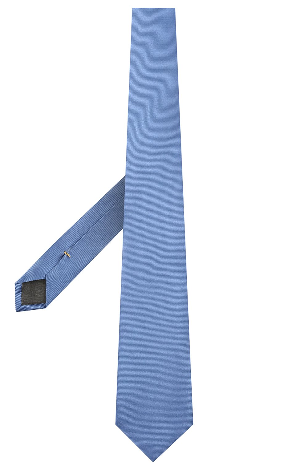 Мужской шелковый галстук CANALI голубого цвета, арт. 18/HJ03386 | Фото 3 (Материал: Текстиль, Шелк; Принт: Без принта)