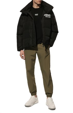 Мужская хлопковая футболка DSQUARED2 черного цвета по цене 23100 руб., арт. S74GD0997/S23009 | Фото 2 Мужская хлопковая футболка DSQUARED2 черного цвета, арт. S74GD0997/S23009 | Фото 2 (Длина (для топов): Стандартные; Материал внешний: Хлопок; Рукава: Короткие; Принт: С принтом; Стили: Гранж)
