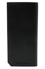Мужской кожаное портмоне SANTONI черного цвета, арт. UFPPA2121F0-XVVDN01 | Фото 1 (Материал: Натуральная кожа)