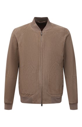 Мужской замшевый бомбер CORNELIANI бежевого цвета по цене 168500 руб., арт. 89L5A6-2120115/00 | Фото 1 Мужской замшевый бомбер CORNELIANI бежевого цвета, арт. 89L5A6-2120115/00 | Фото 1 (Длина (верхняя одежда): Короткие; Материал подклада: Синтетический материал; Материал внешний: Натуральная кожа, Замша; Рукава: Длинные; Кросс-КТ: Куртка; Мужское Кросс-КТ: Кожа и замша; Принт: Без принта)