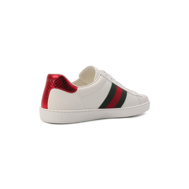 фото Кожаные кеды ace gucci